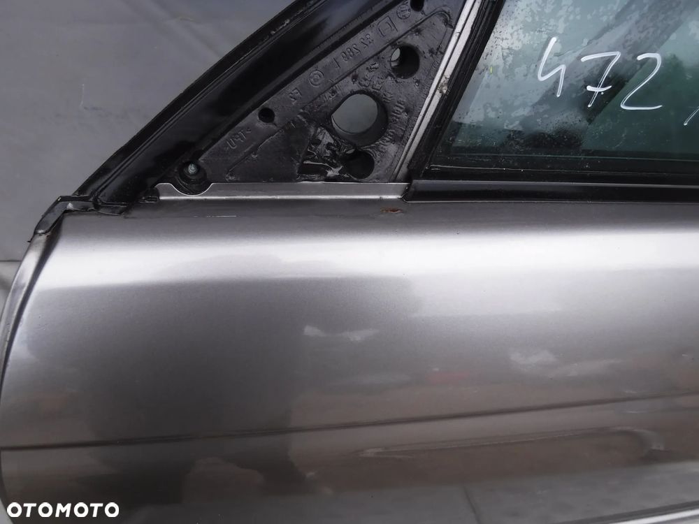 BMW E39 SEDAN KOMBI DRZWI PRZEDNIE TYLNE LEWE 472/7 STERLING GRAU - ŁADNE, BEZ RDZY - 4