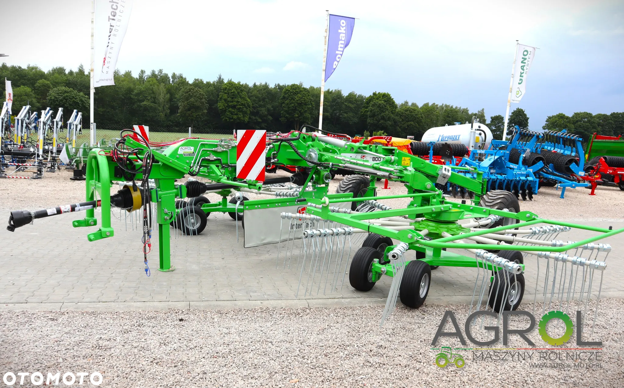 Zgrabiarka jedno karuzelowa INTER-TECH ZKT-3.5m tandem 4.2m KUNH - 14