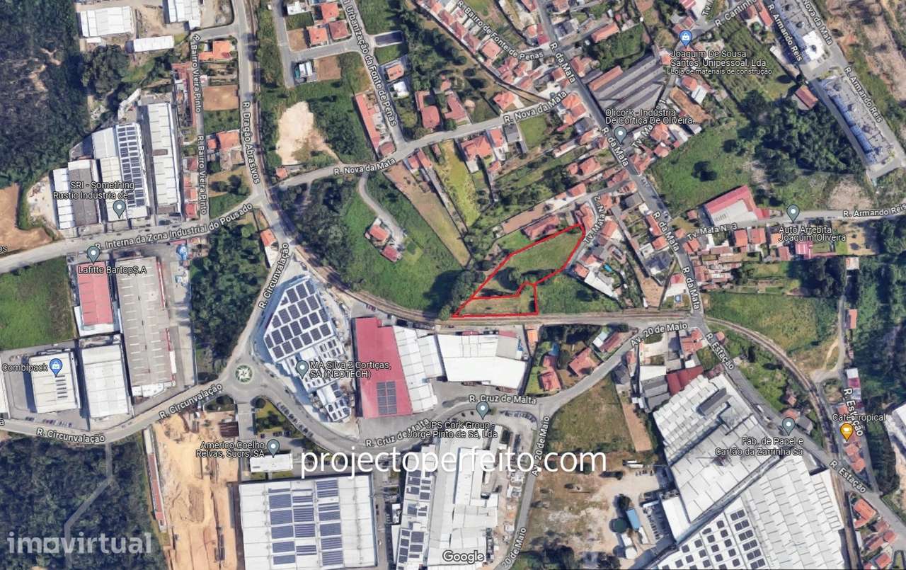 Lote de Terreno  Venda em Rio Meão,Santa Maria da Feira - Grande imagem: 2/4
