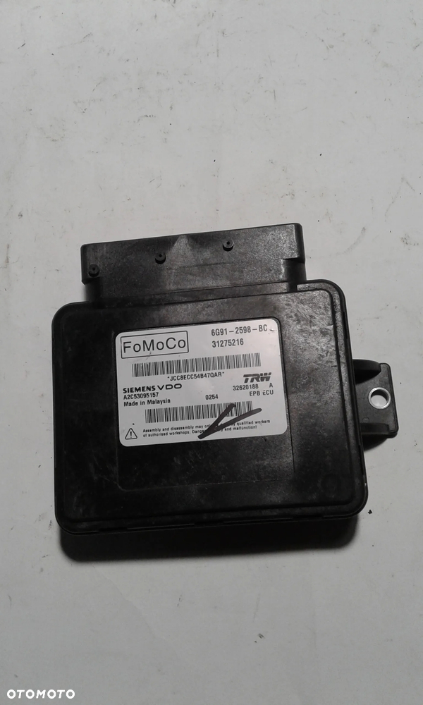 VOLVO XC70 III MODUL HAMULCA RECZNEGO 6G91-2598-BC STEROWNIK V70 III