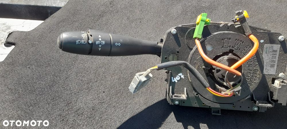 Peugeot 407  Przełącznik zespolony pająk pod kierownicę Taśma zwijak poduszki 96473051xt 203.681 281859 96611303xt 204.134 - 4