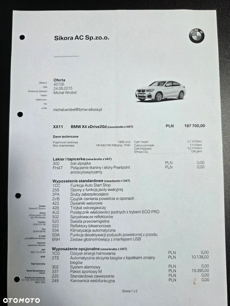BMW X4 xDrive20d M Sport - 18
