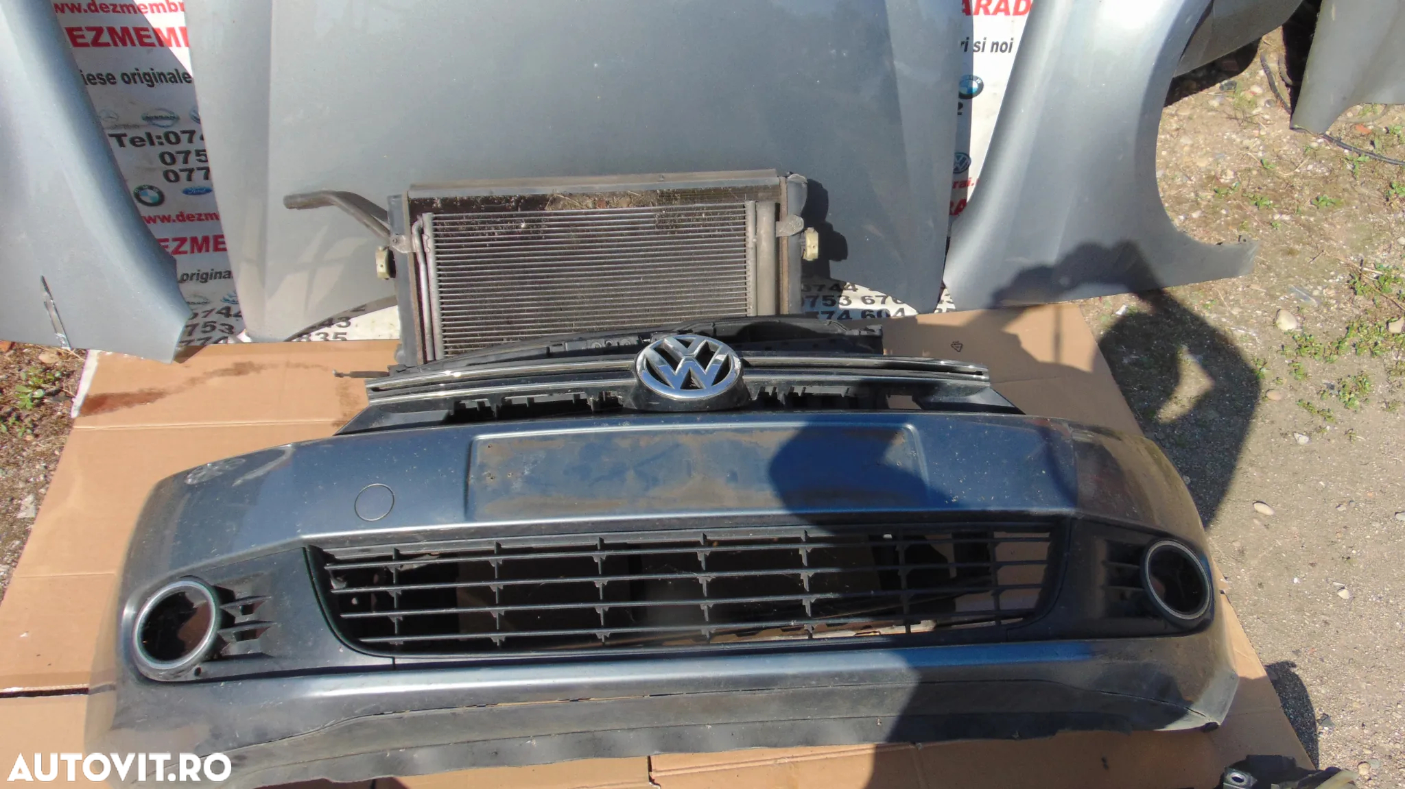 Fata completa VW Golf 6 capota aripi faruri bara fata trager cu radiatoare armatura far aripa venti - 5