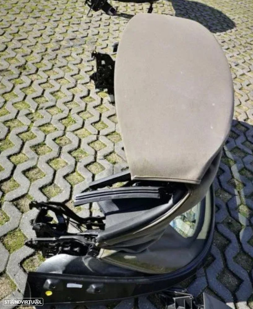 Audi TT / TTS 8S Cabrio 2016–2019 Capota Completa + Mecanismo (Castanho) OEM - 2