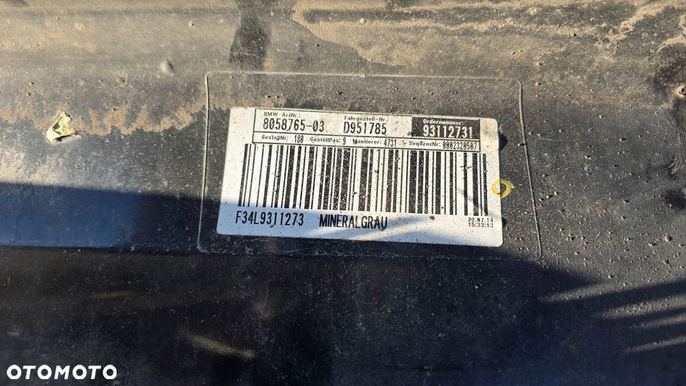 listwa progowa lewa 8057147 bmw 3 f34 gt m-pakiet mineralgrau - 4