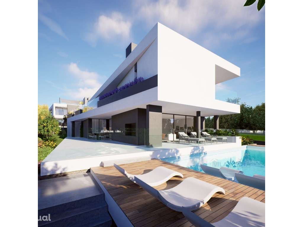 Moradia Moderna com Piscina e Rooftop com Vista Mar perto de Almancil - Grande imagem: 2/25