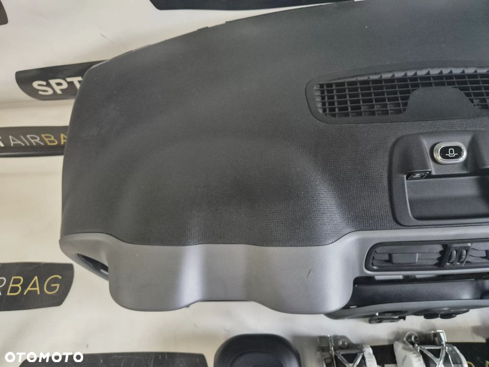 FIAT PANDA DESKA ROZDZIELCZA KONSOLA KOKPIT PULPIT PODUSZKI AIRBAG AIR BAG PASY KIT SET - 2
