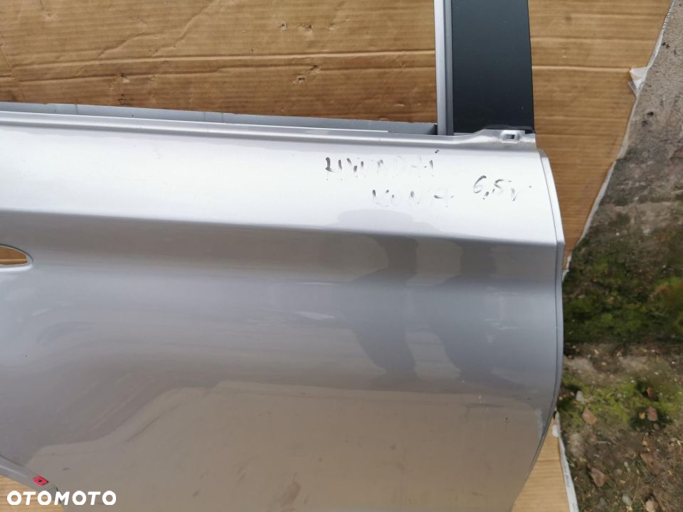 DRZWI TYŁ TYLNE PRAWE RH HYUNDAI KONA 17+ SREBRNE ORYGINAŁ - 5