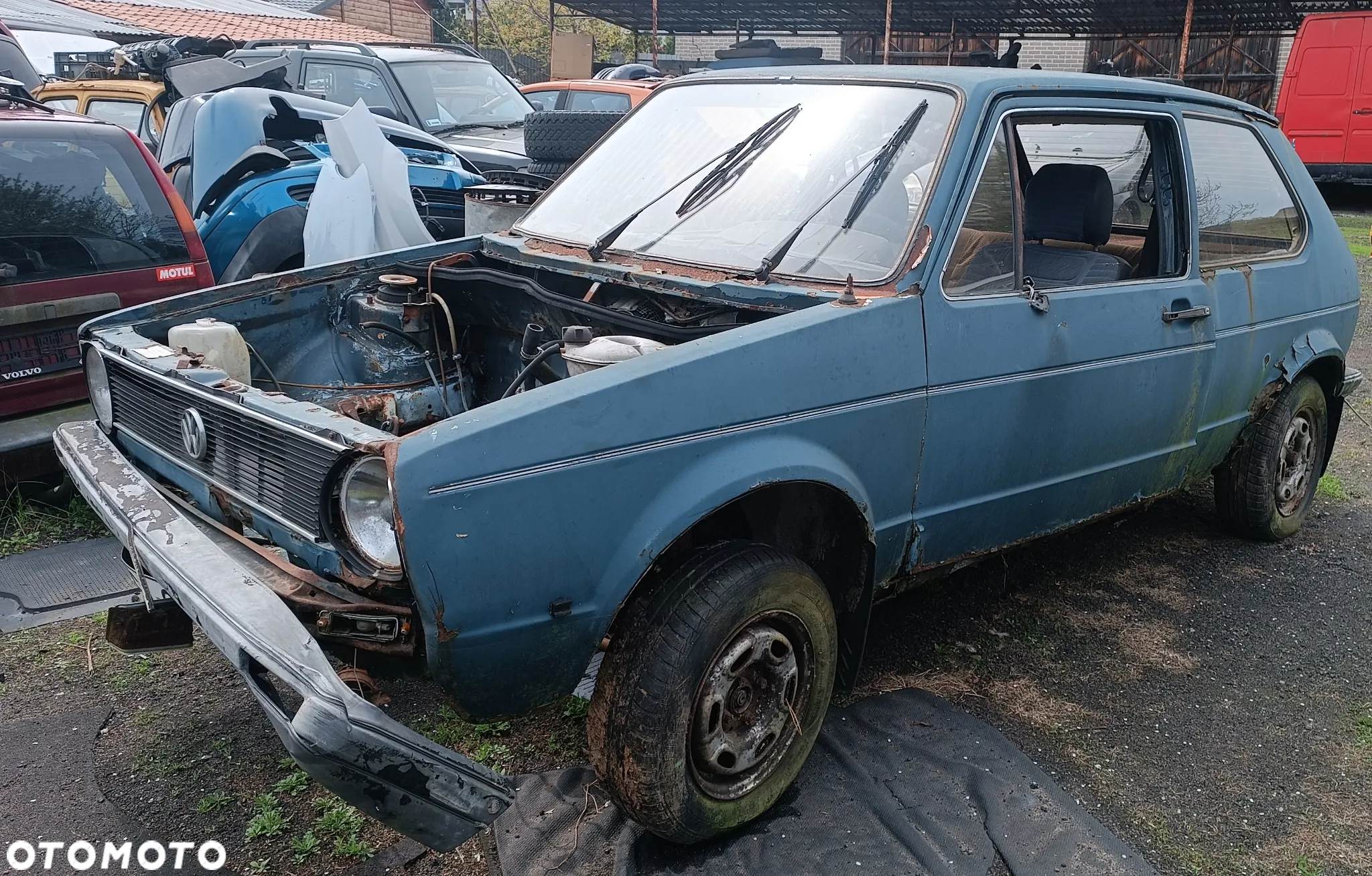 VW GOLF Mk1 Drzwi Pas Szyby Skrzynia Lampy - 19