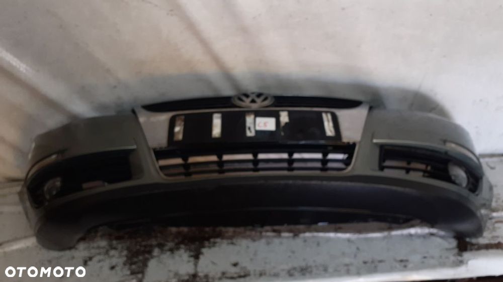 ^ ZDERZAK PRZÓD PRZEDNI DO VOLKSWAGEN VW PASSAT B6 HALOGENY LA6W SELEDYNOWY - 1