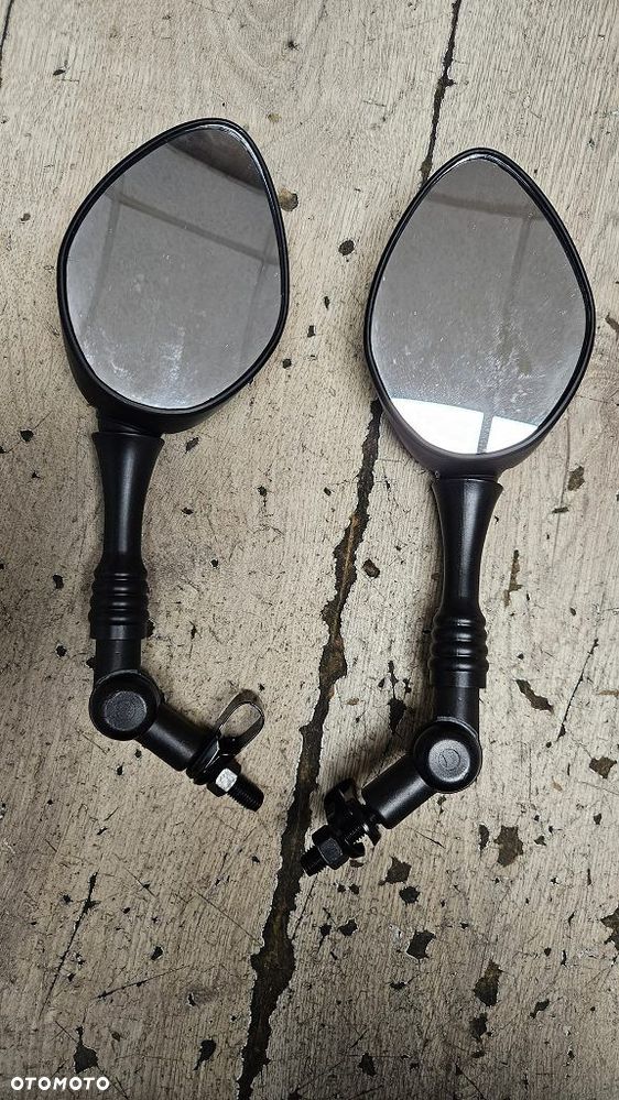 Lusterka uniwersalne Shin Yo z przegubem M10 czarne para homologacja - 13