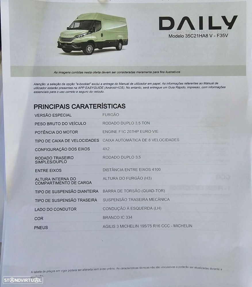 Iveco Daily 3.0 35C21HV A8 4100 18m3 - 23