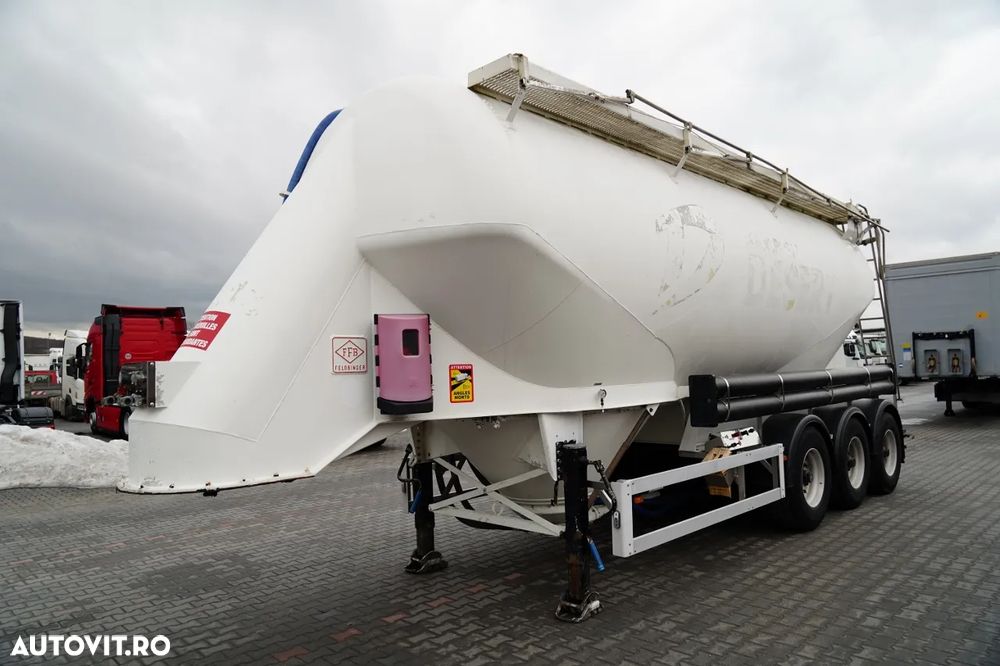 Feldbinder REMORCA CIMENT / 2 COMPARTIMENTE / 37.000 L / SILOC / PENTRU MATERIALE VRAC / JANTE DIN ALIAJ - 4