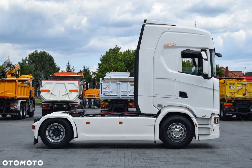 Scania 500S / FULL AIRMATIC / HYDRAULIKA / RETARDER / KLIMATYZACJA POSTOJOWA / ACC / KLIMA / 2 ZBIORNIKI PALIWA / FULL LEDY / FULL SPOILERY / SERWISOWANA / SPROWADZONA - 4