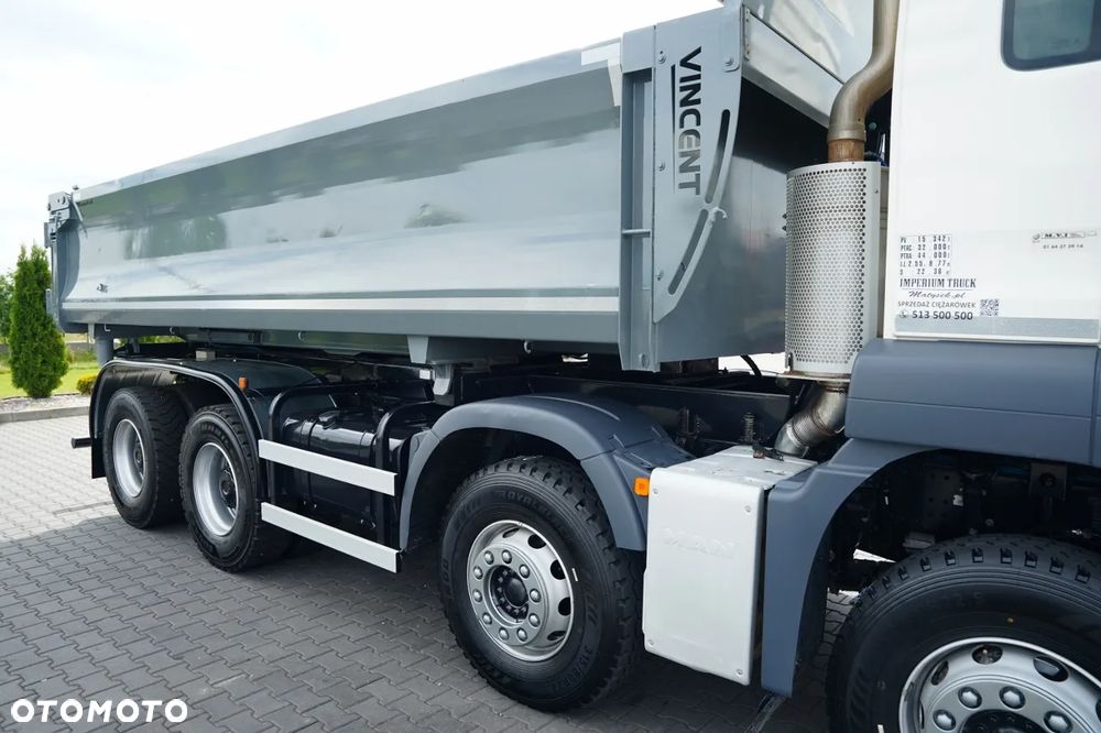 MAN TGS 35.420 / 8X4 / WYWROTKA 2 STRONNA - 6 M / HYDROBURTA / HYDROKLAPA /  BORDMATIC / EURO 6 - 24