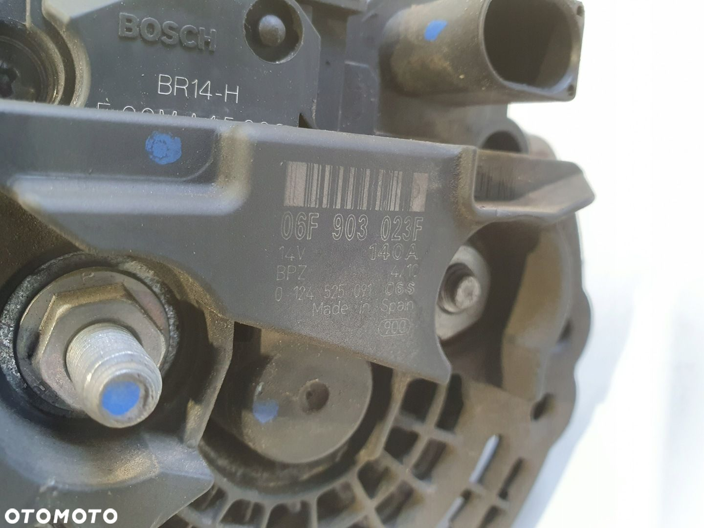 VW Passat B6 1.9 TDI ALTERNATOR bosch 06F903023F 140A - 2