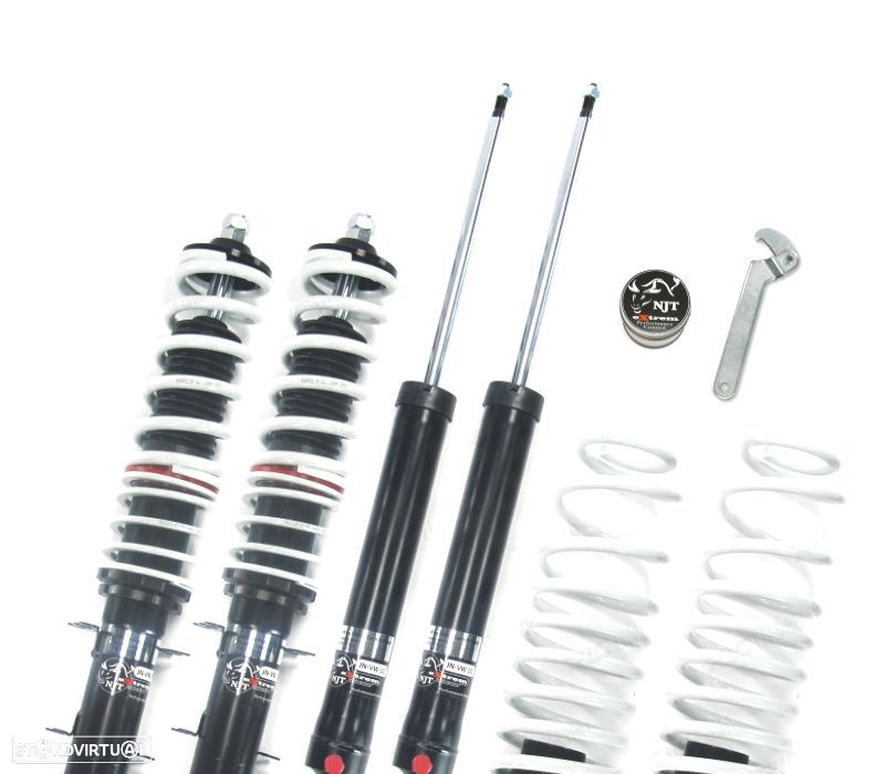 KIT SUSPENSÃO REGULÁVEL NJT EXTREM VOLKSWAGEN VW BORA 1J 98-05 - 1