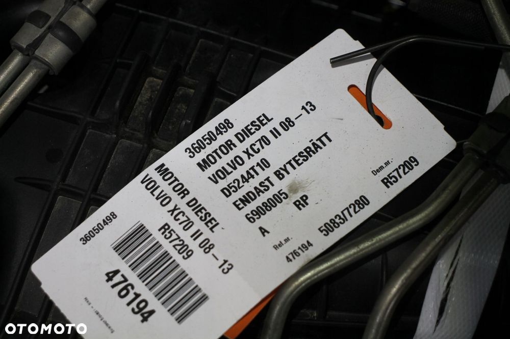 volvo v70 s80 xc70 xc60 2.4 d5 silnik d5244t10 - 4