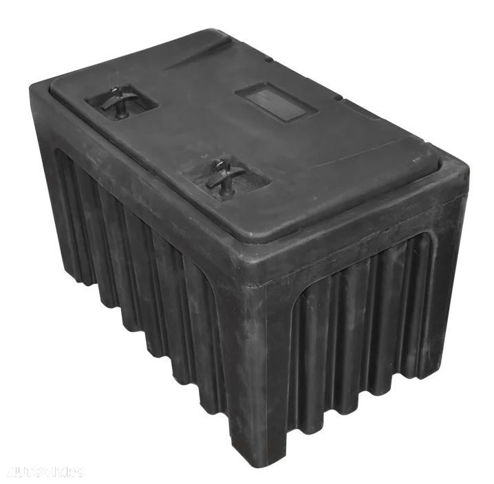Lada pentru scule fara suport, din plastic negru 460x580x800 mm - 4