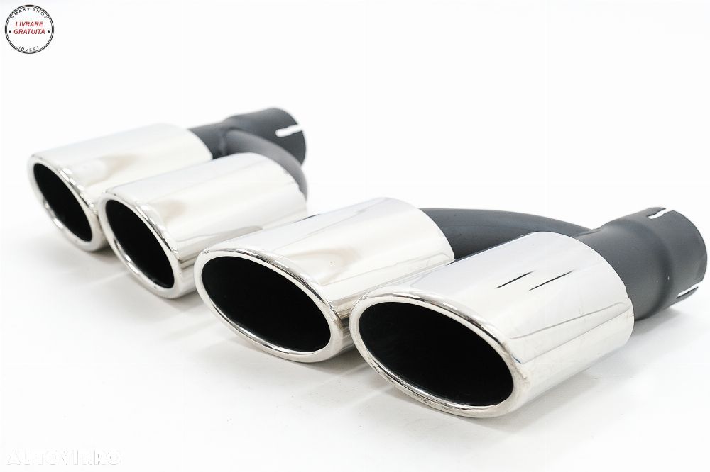 Difuzor Bara Spate Audi A5 F5 Facelift S-Line (2020-) Negru Lucios- livrare gratuita - 14