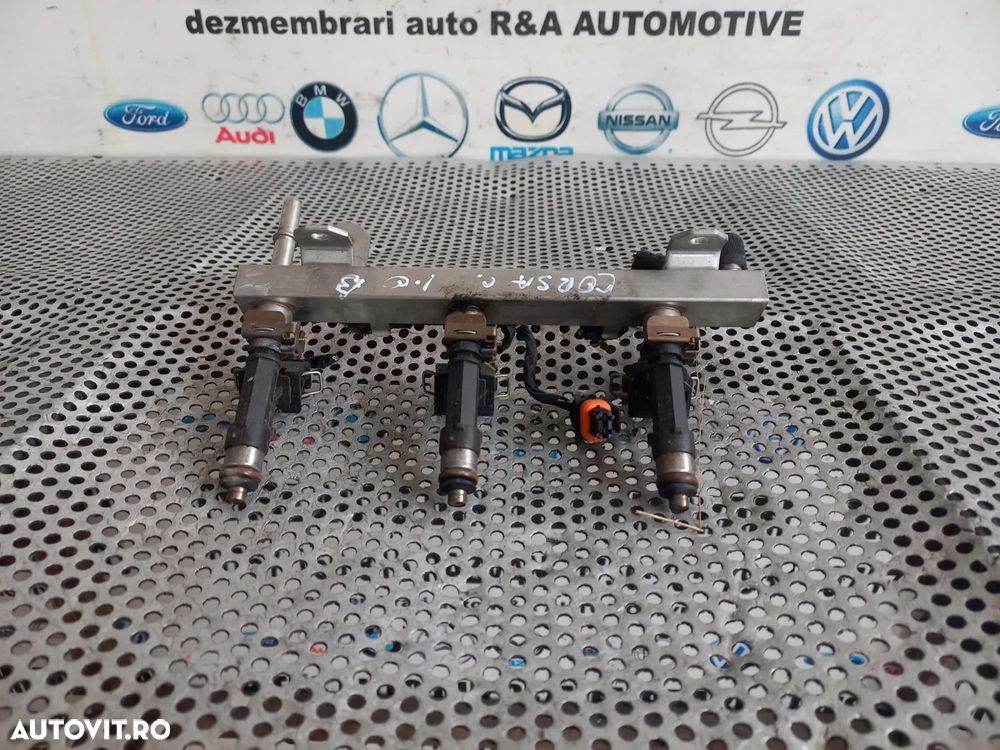 Rampa Injectie Injectoare Injector Opel Corsa C Agila 1.0 Benzina Z10XEP - Dezmembrari Arad - 3