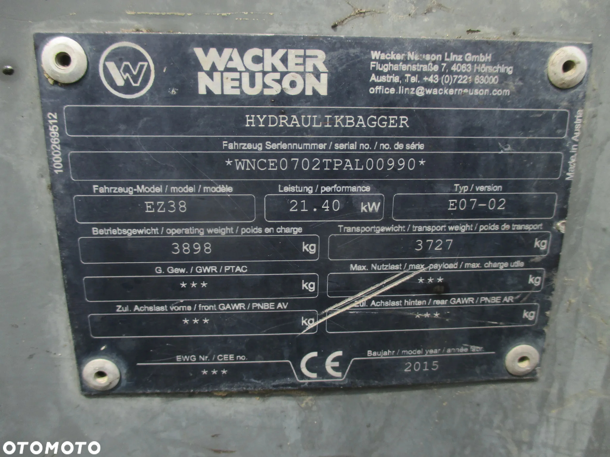 Wacker Neuson EZ38 - 18