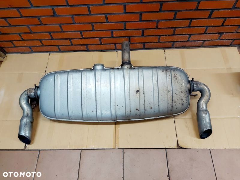 audi q7 1 i 4l 3.0 tdi tłumik końcowy tylny rura wydech - 1