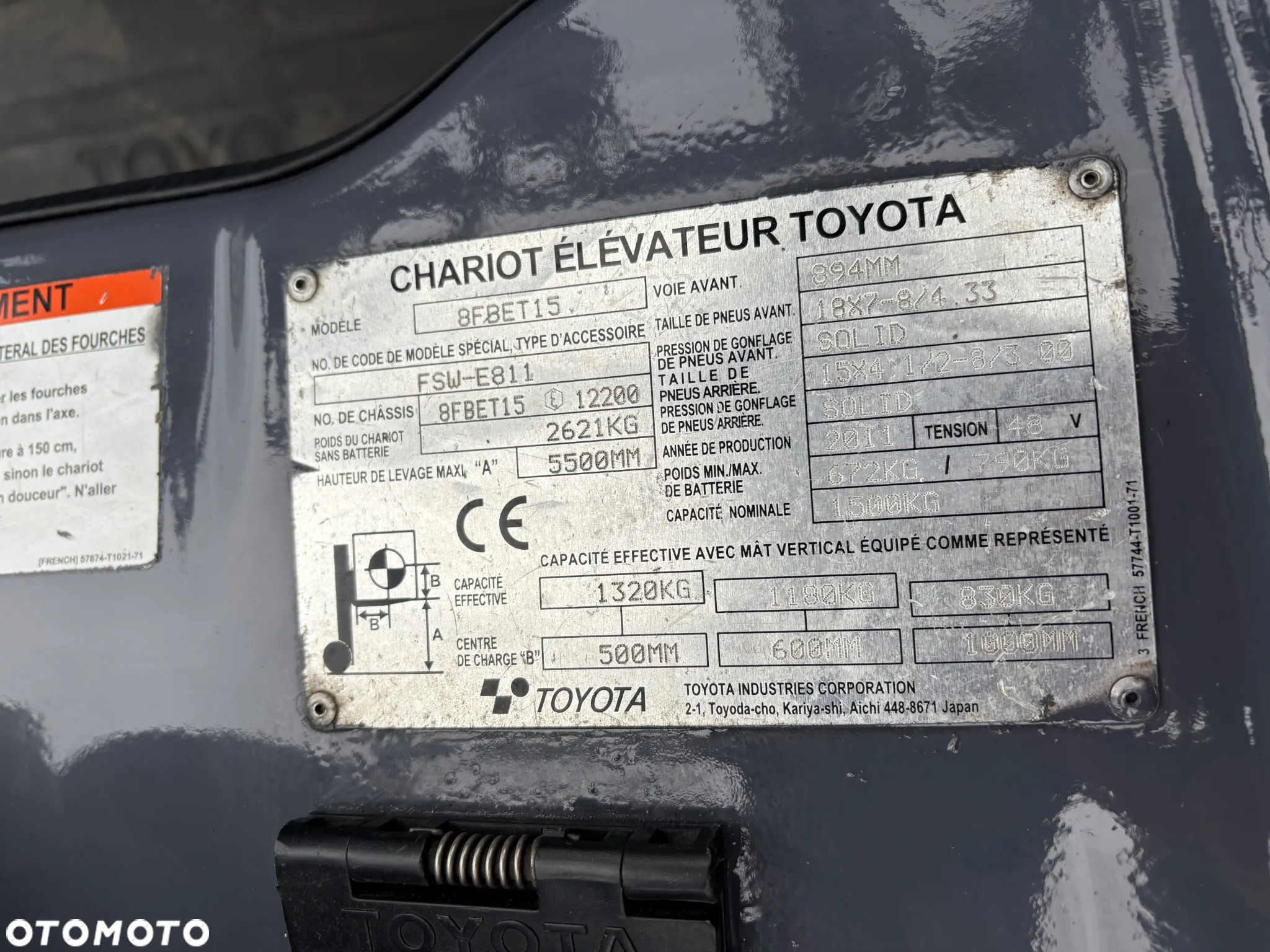 Toyota 8FBET15 - 28