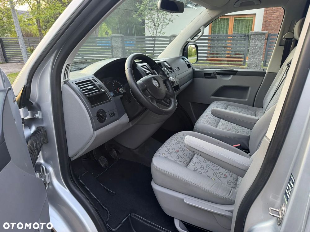 Volkswagen TRANSPORTER L2H1 Długi Klima Tempomat Furgon 3os. Rury Pdc Hak Serwis - 12