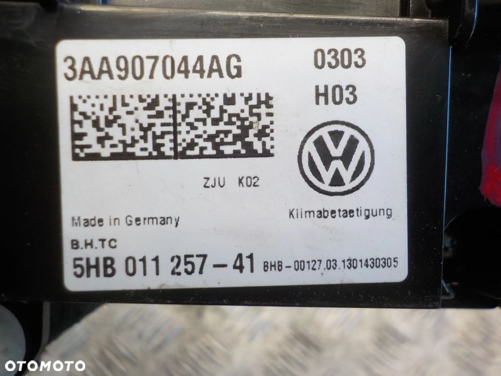 VOLKSWAGEN VW PASSAT B7 EOS PANEL STEROWANIA NAWIEWU 3AA907044AG - 3
