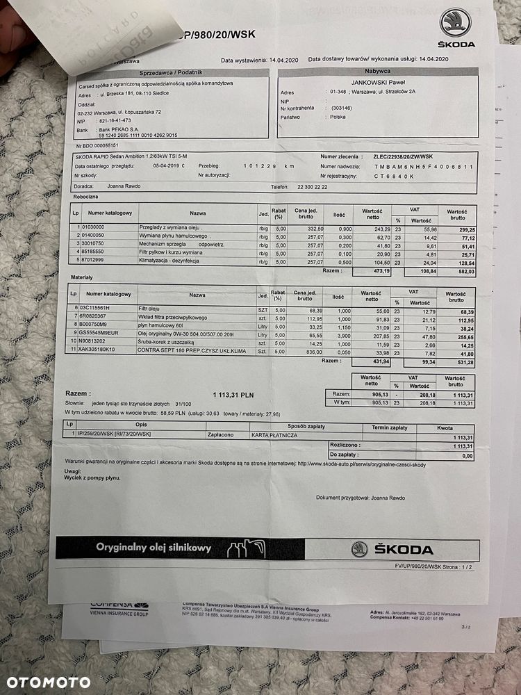 Skoda RAPID 1.2 TSI Active - 29