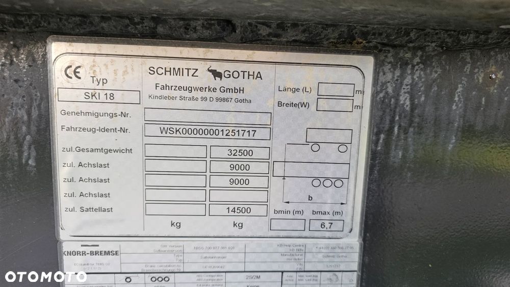 Schmitz Cargobull SKI 18 SLO06 - 7,2 - 7