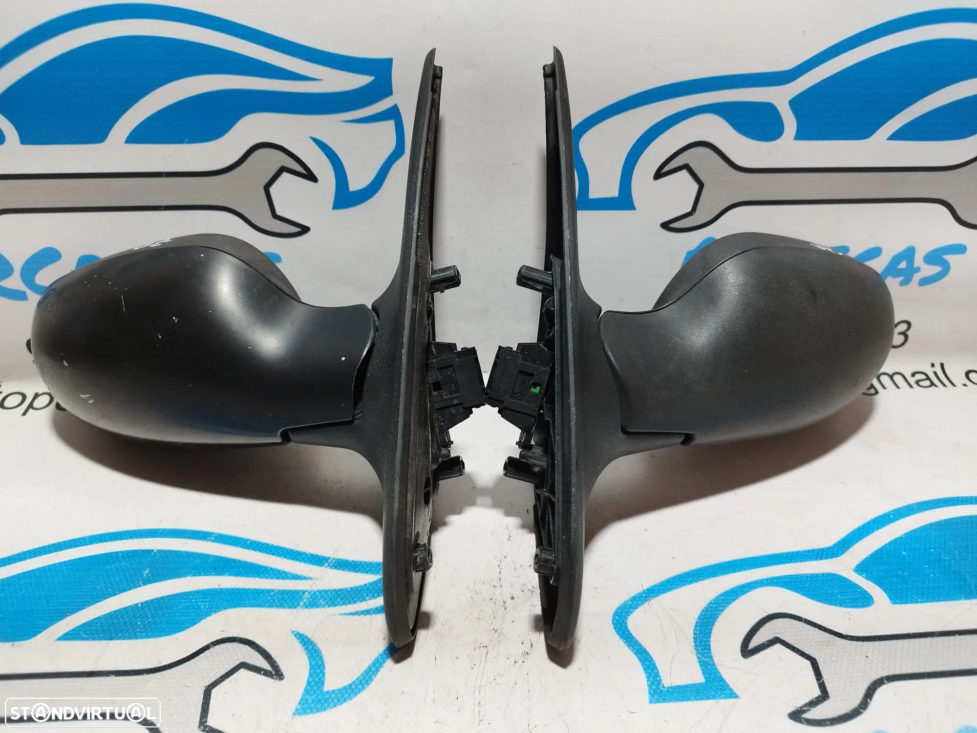 ESPELHO RETROVISOR ESQUERDO DIREITO RENAULT CLIO II 2 MK2 8200163300 8200163302 ELETRICO AQUECIDO ESPELHOS RETROVISORES - 1