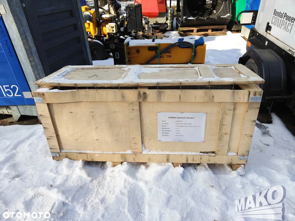 Nowy nieużywany! Młot hydrauliczny Komak KKB300S 357kg do koparki - 2