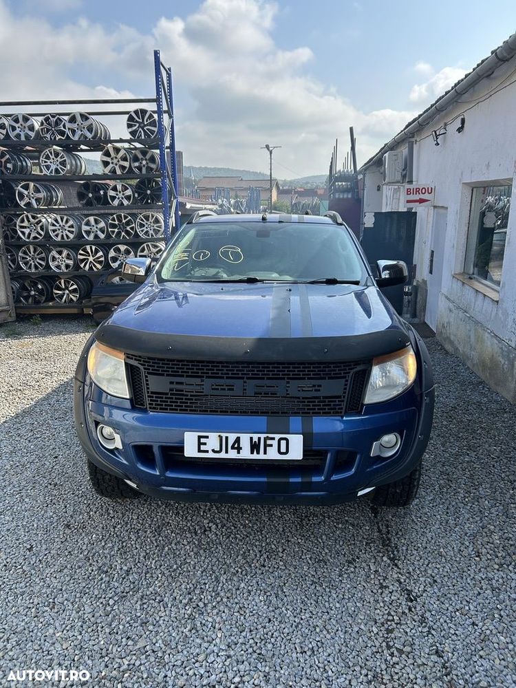 Oglinda stanga Ford Ranger III 2011 - 2015 4 Usi ALBASTRU (1329) Rabatabile Rabatabil - 4