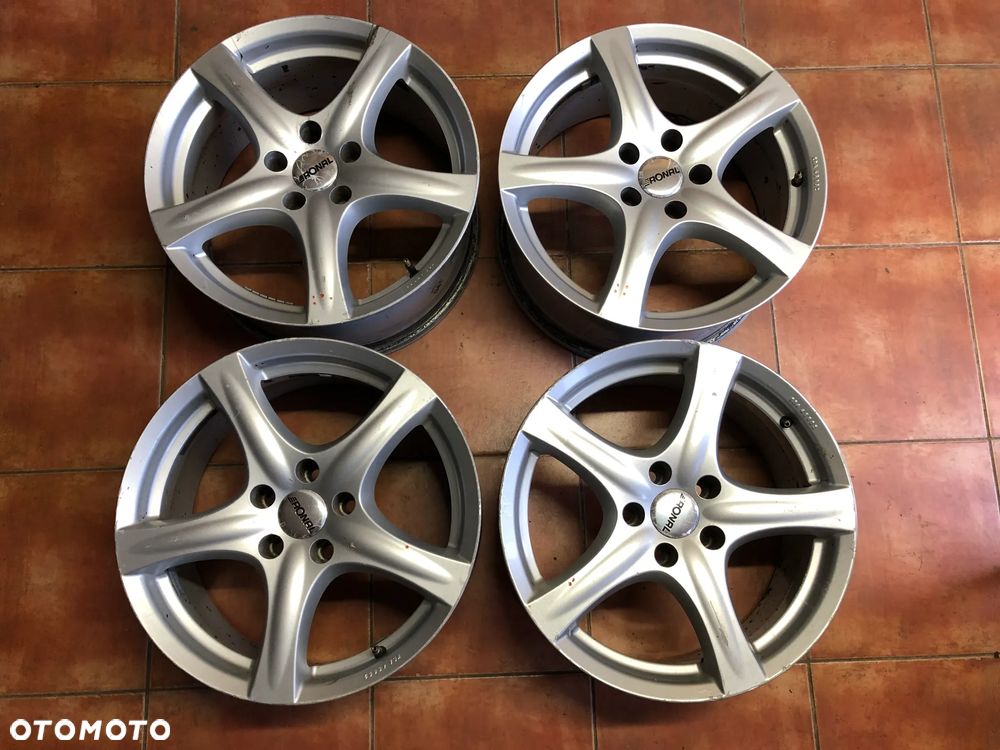 Felgi Aluminiowe Alufelgi 17'' 5x112 8J ET:35 75,1 MM Audi Mercedes Ronal - Gwarancja Wysyłka Montaż - 1
