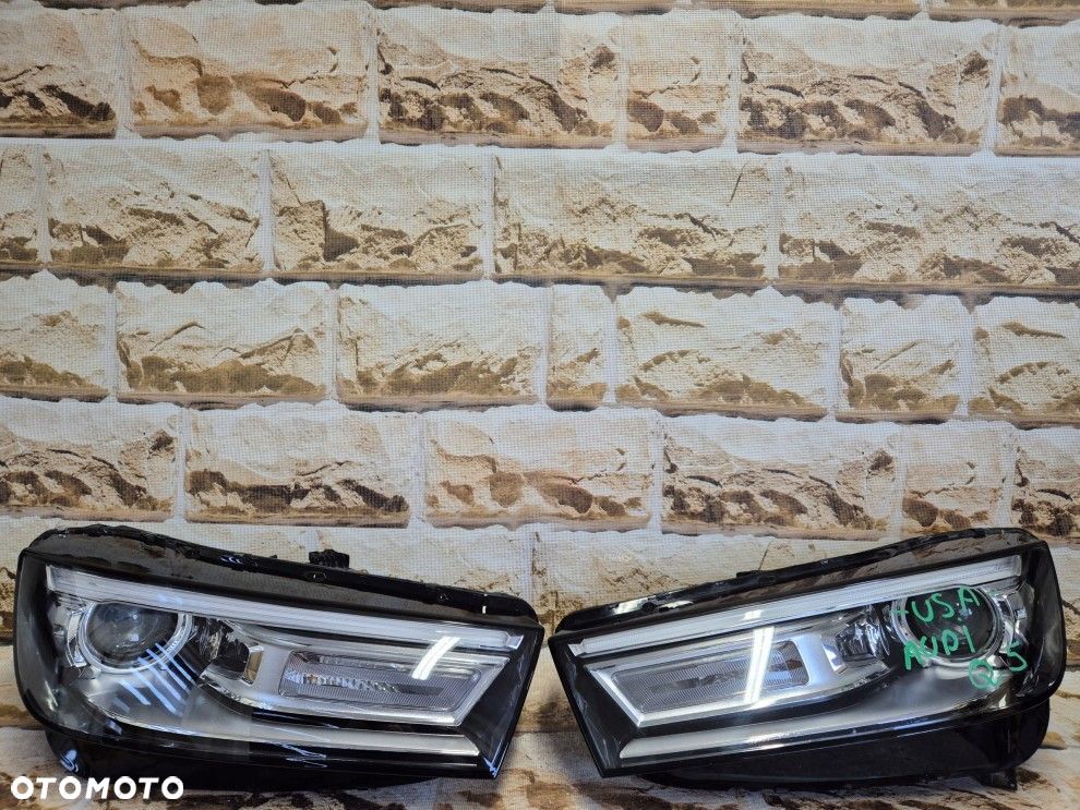 audi q5 80a 941 005b/006b xenon led usa ameryka komplet lamp - 1