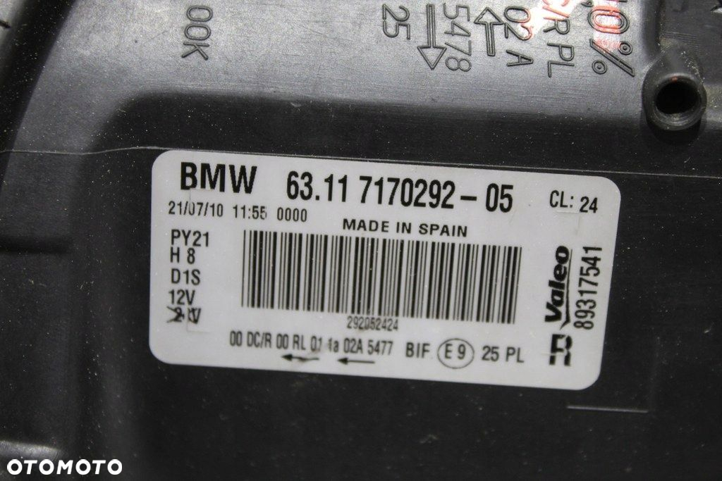 BMW 1 E81 E87 Xenon Lift Prawy Brak Uszka Lampa Przód Europa - 5