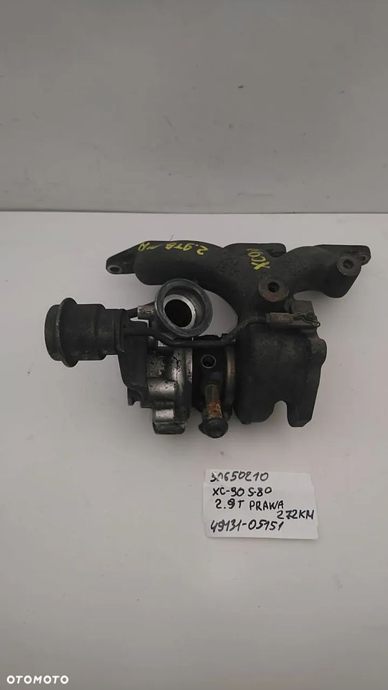 TURBINA 2.9 T6 272KM XC90 S80 30650210 49131-05151 - 5