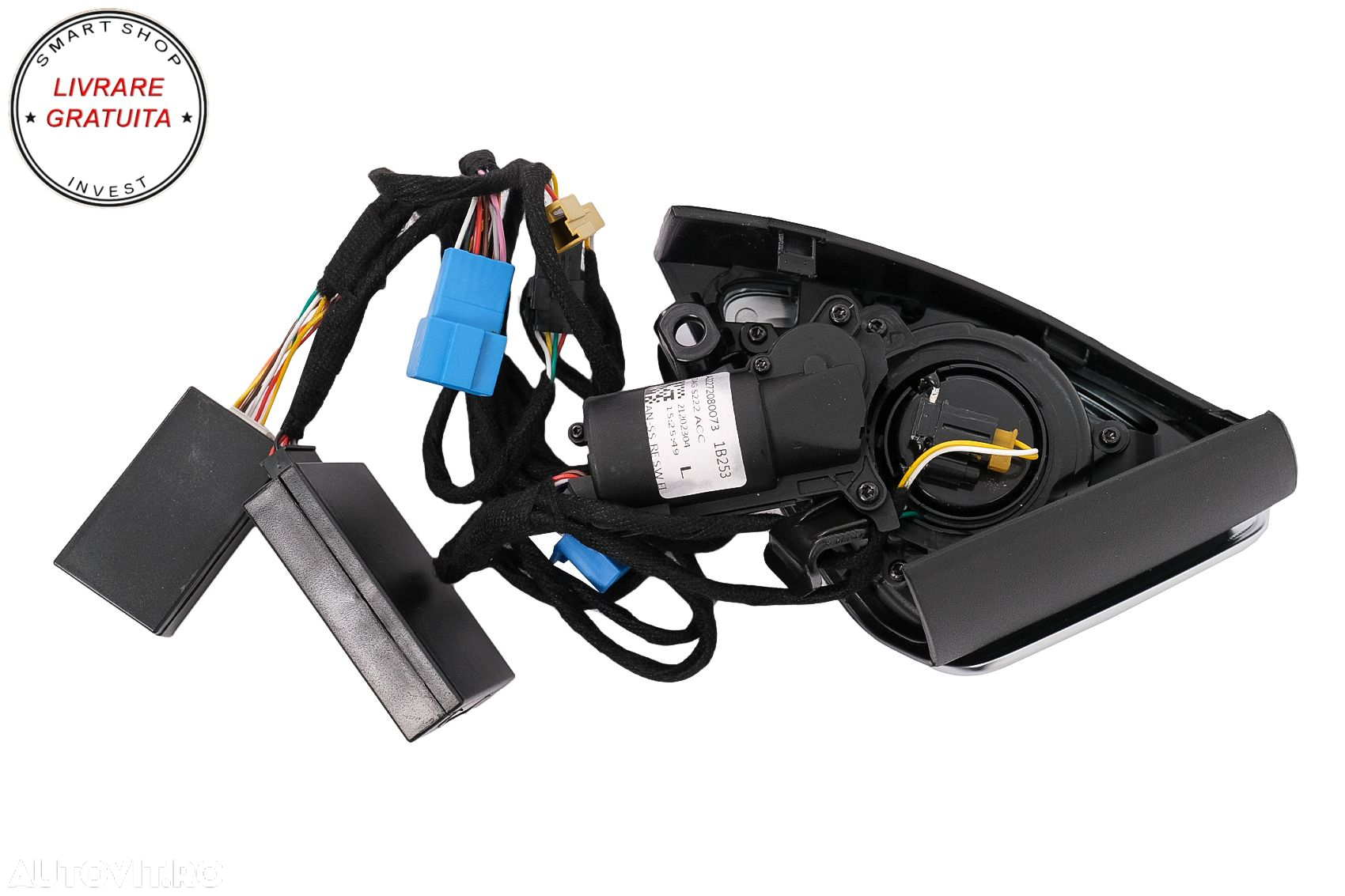 Pachet Grile de aerisire Ornament Difuzor Tweeter LED rotativ 4D 64 culori Mercede- livrare gratuita - 11