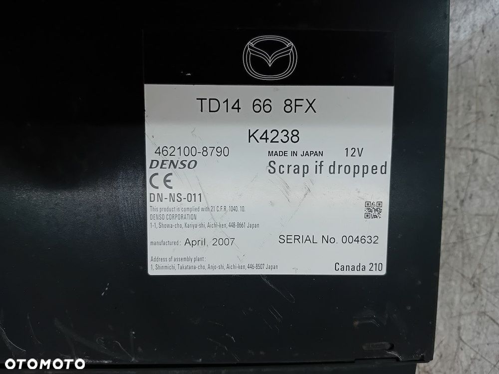 ZMIENIARKA CD MAZDA CX-9 TD14668FX 462100-8790 - 7