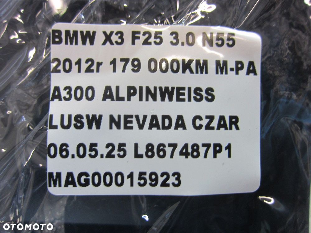 BMW X3 F25 WYŚWIETLACZ HEAD UP HEADUP RZUTNIK 62309240168 62309252591 - 9