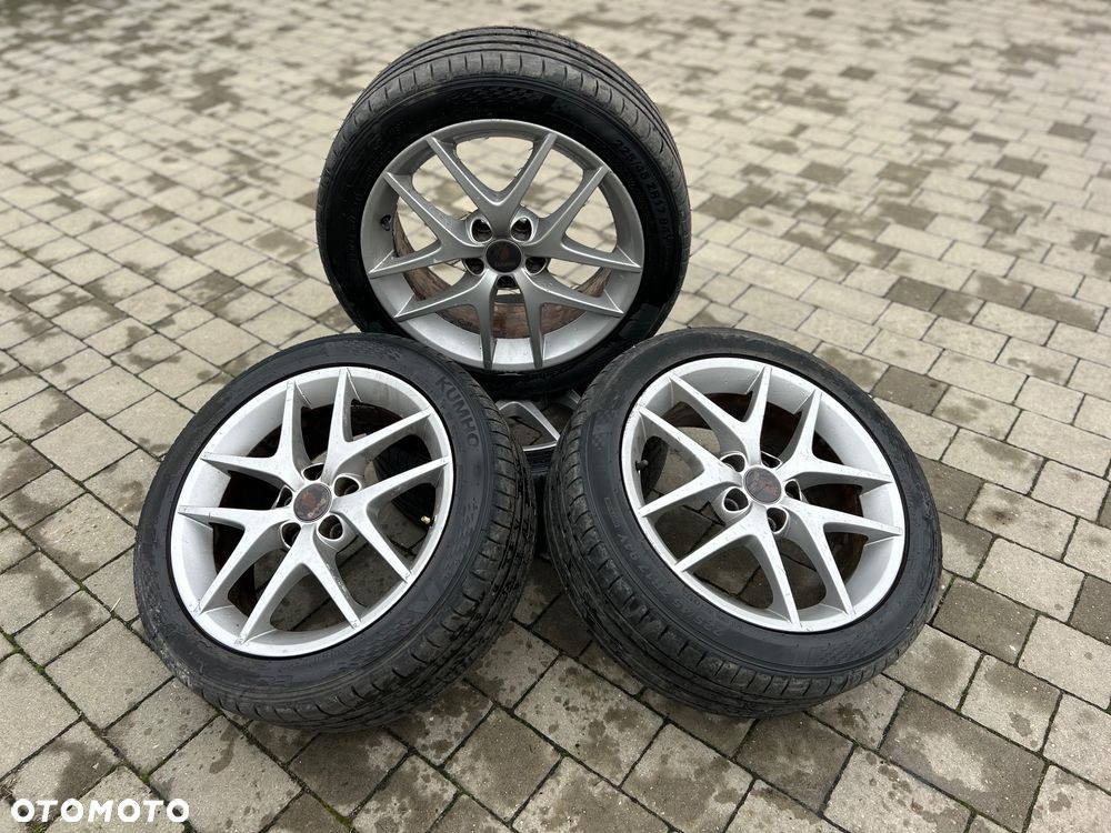 Felgi aluminiowe 5x110 17” Saab  et41 Alu 50 Aero opony letnie 225/45/17 KUMHO - 1