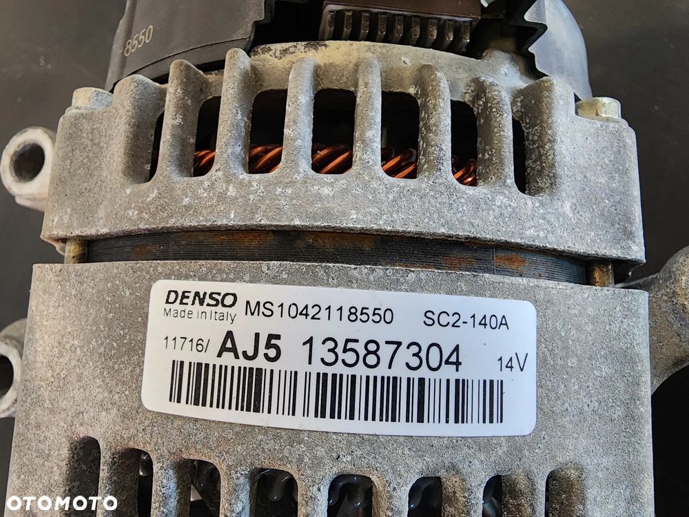 Alternator AJ5  13587304 Opel 1,6 CDTI - 2