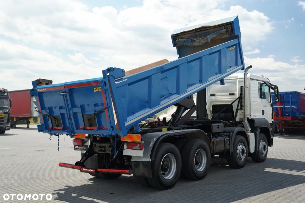 MAN TGS 35.360 / 8x4 / WYWROTKA 2 STRONNA  / HYDROBURTA / BORDMATIK / EURO 5 - 5