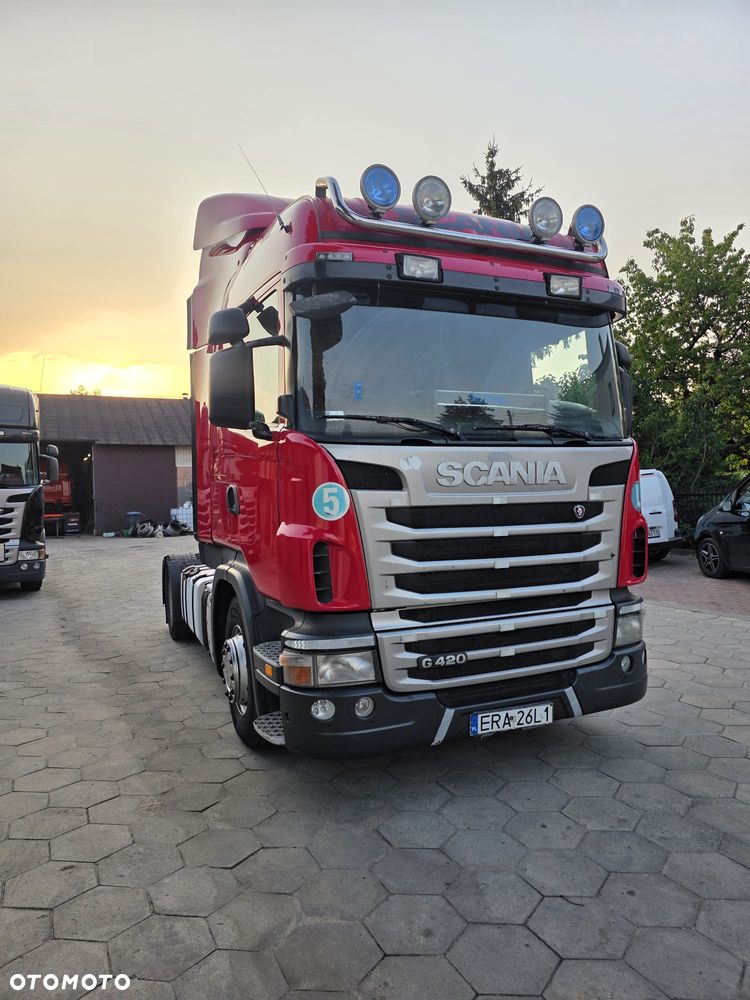 Scania R420 SALON POLSKA RETARDER //  ZADBANA // - 1