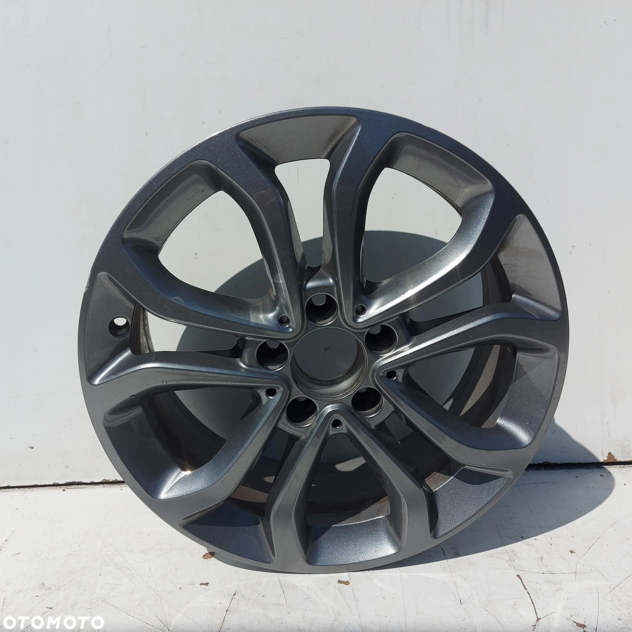 FELGA 17 ALUMINIOWA MERCEDES C W205 ORYGINAL DEMONTAZ 2054010200 7JX17 H2 ET 48.5 - 2