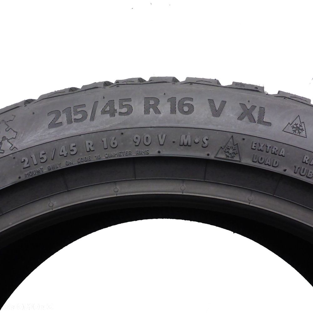 Opony 215/45/16 CONTINENTAL 215/45R16  90V XL Zimowe 2022 NIEUŻYWANE - 6