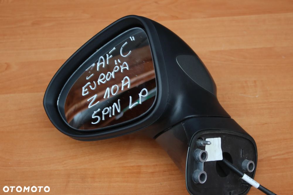 LUSTERKO ZEWNĘTRZNE LEWE OPEL ZAFIRA C Z10A 5 PINÓW EUROPA - 4