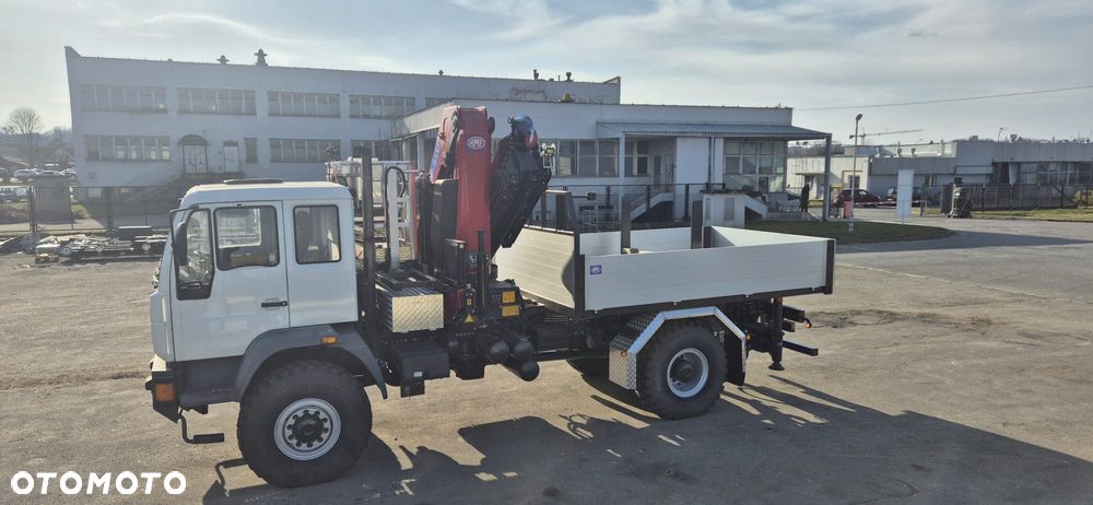 MAN LE 4x4 + nowy żuraw crane HDS HMF 3220-K5 RCS - 7